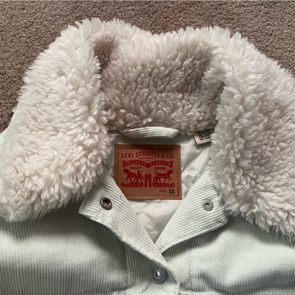 Mint Green Levi’s Corduroy Jacket - Picture 5 of 8